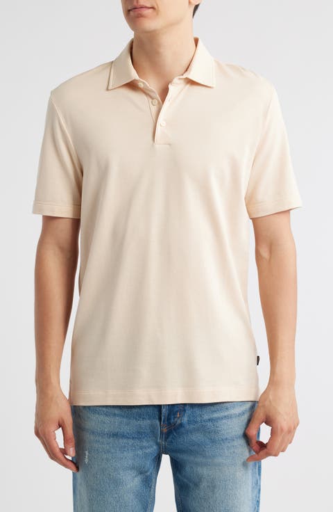 即発 BOSS キャンバス Tシャツ ベージュ ボーダー リネン 麻100% 5387) / R&D.M.Co-/OLDMANS TAILOR(アールアンドディーエムコー