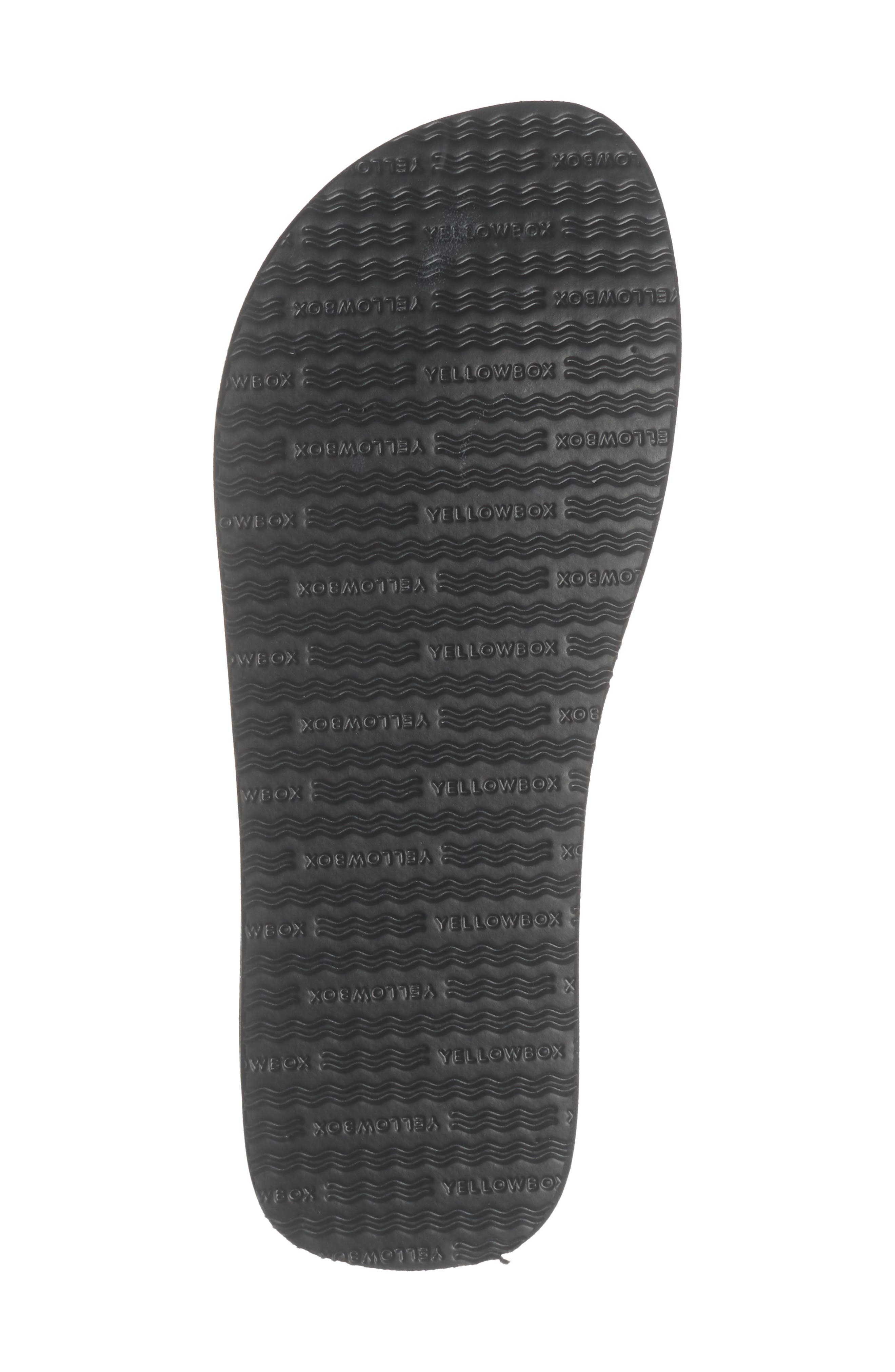 Yellow Box Premium Jello Flip Flop Jewelled Sandal, Alternate, color, Black Pewter
