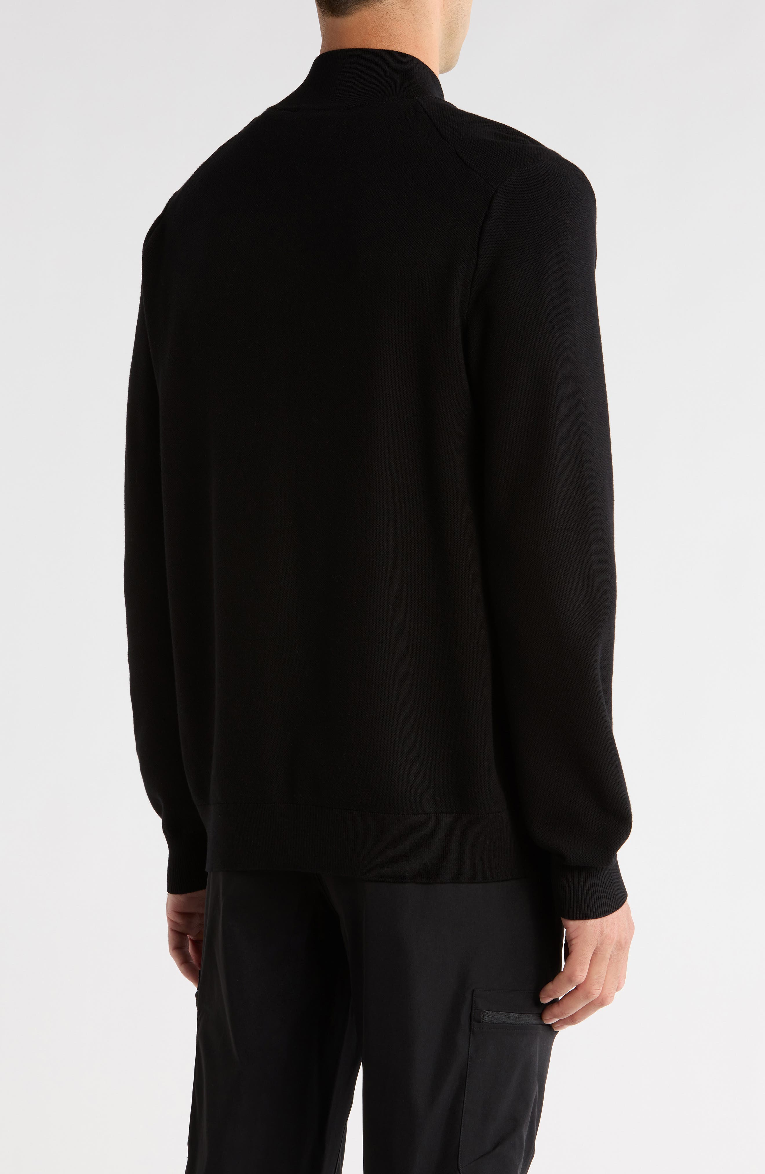 Full Zip Jersey Sweater - image 2