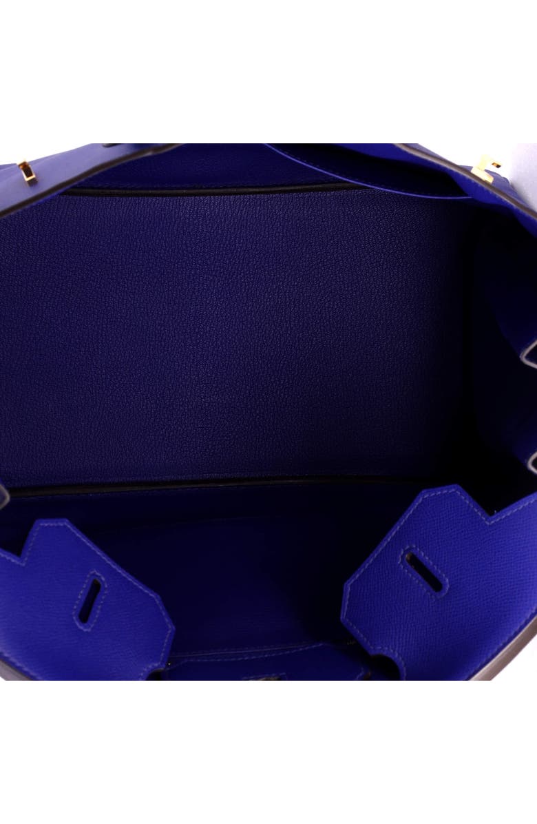 Pre-Owned Hermes Birkin Handbag Blue Epsom with Gold Hardware 35, Alternate, color, Bleu Electrique