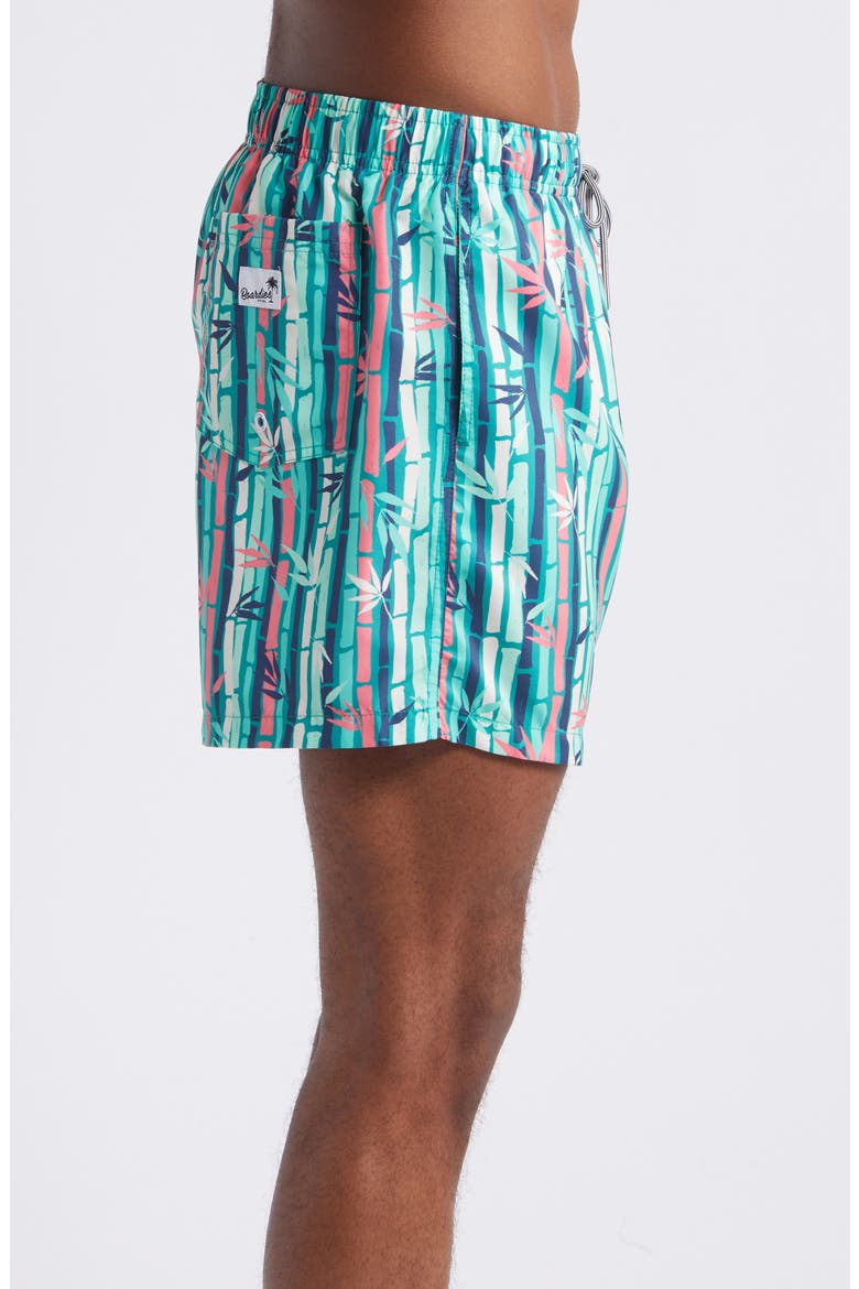 Bambusa Mid Length Swim Trunks, Alternate, color, MULTI