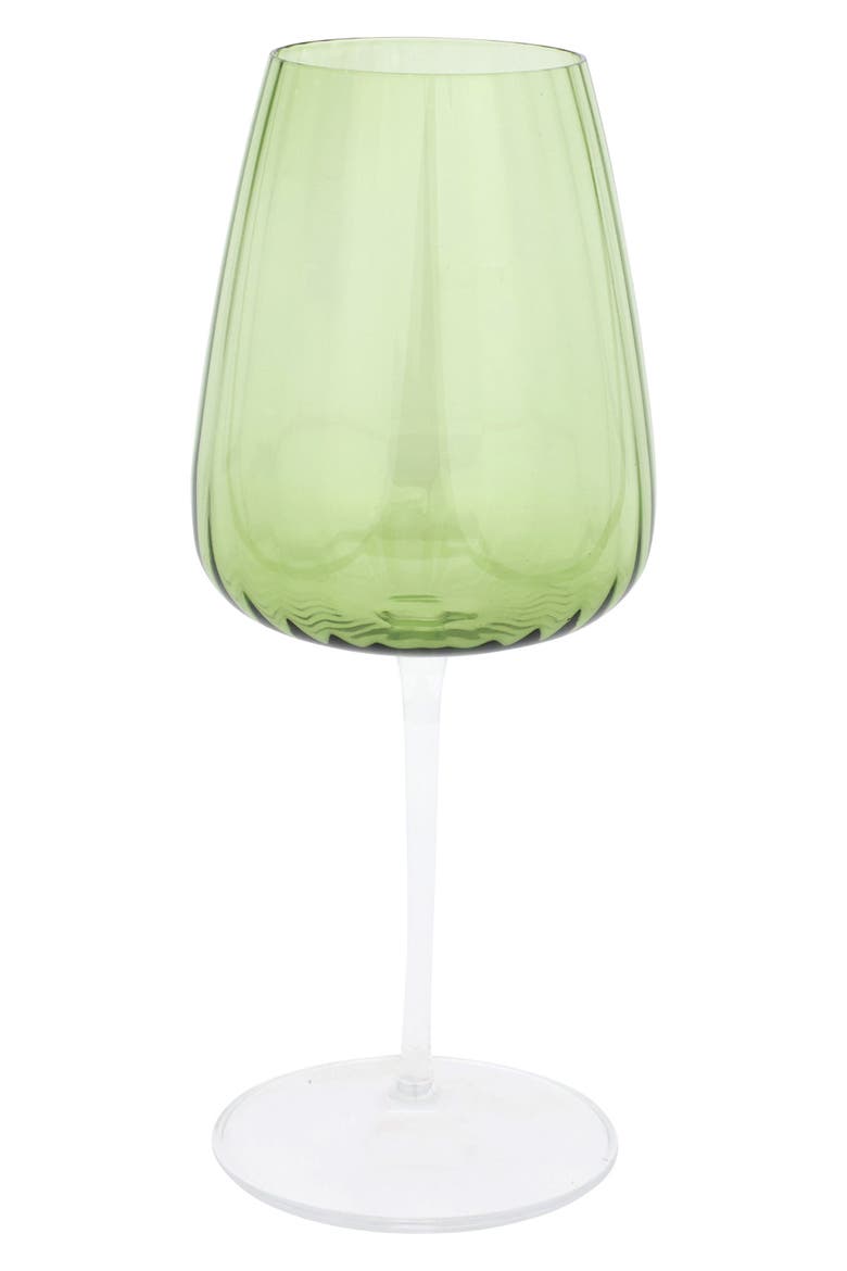Francesca Wine Glass, Main, color, GREEN