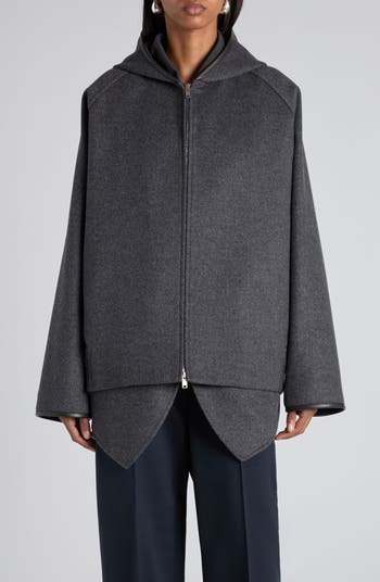 Bottega Veneta Double Face Wool Hooded Jacket | Nordstrom