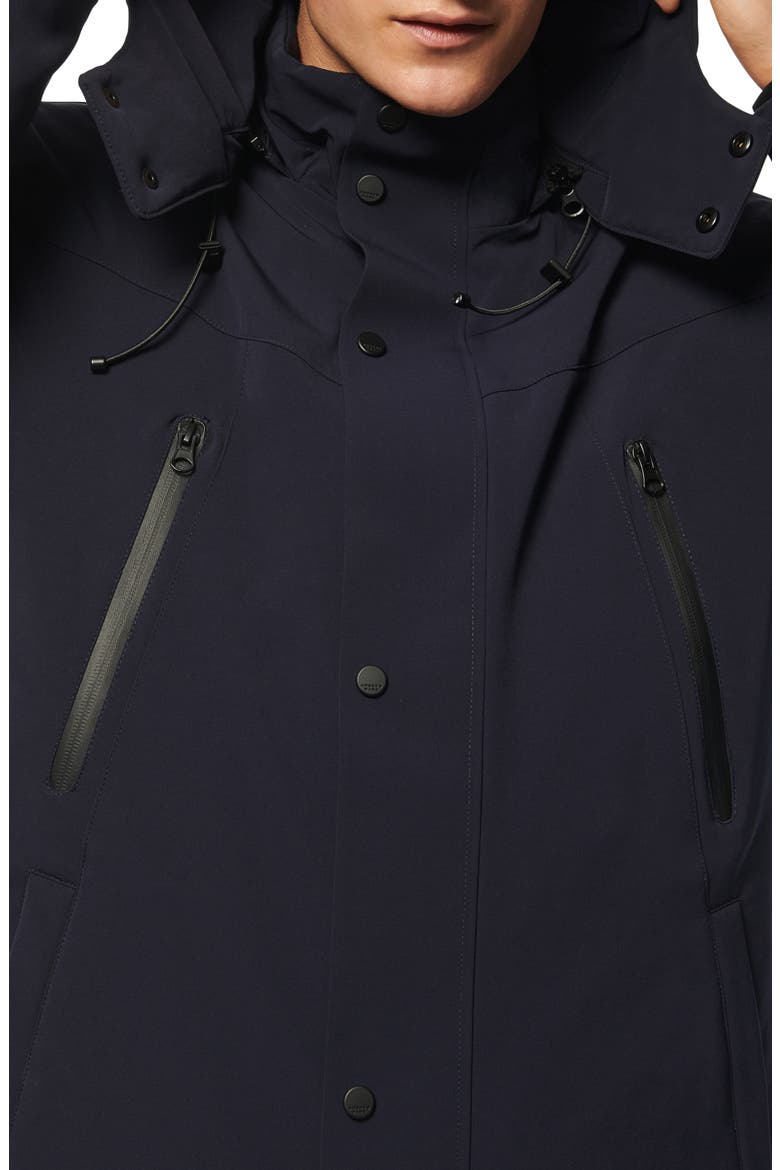 Torbeck Water Resistant Hooded Down Jacket, Alternate, color, MIDNIGHT