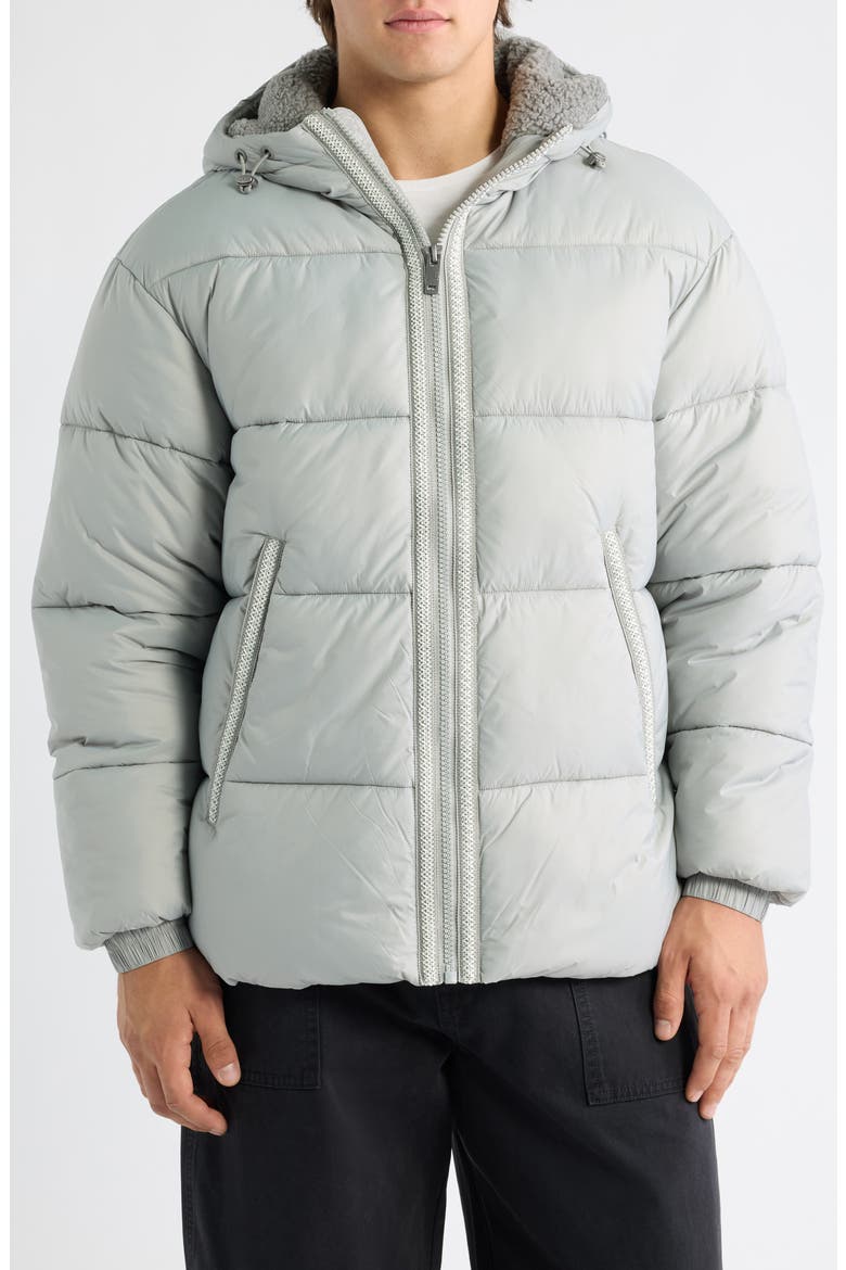 Xayden UGGbraid Quilted Puffer Jacket, Alternate, color, COBBLE
