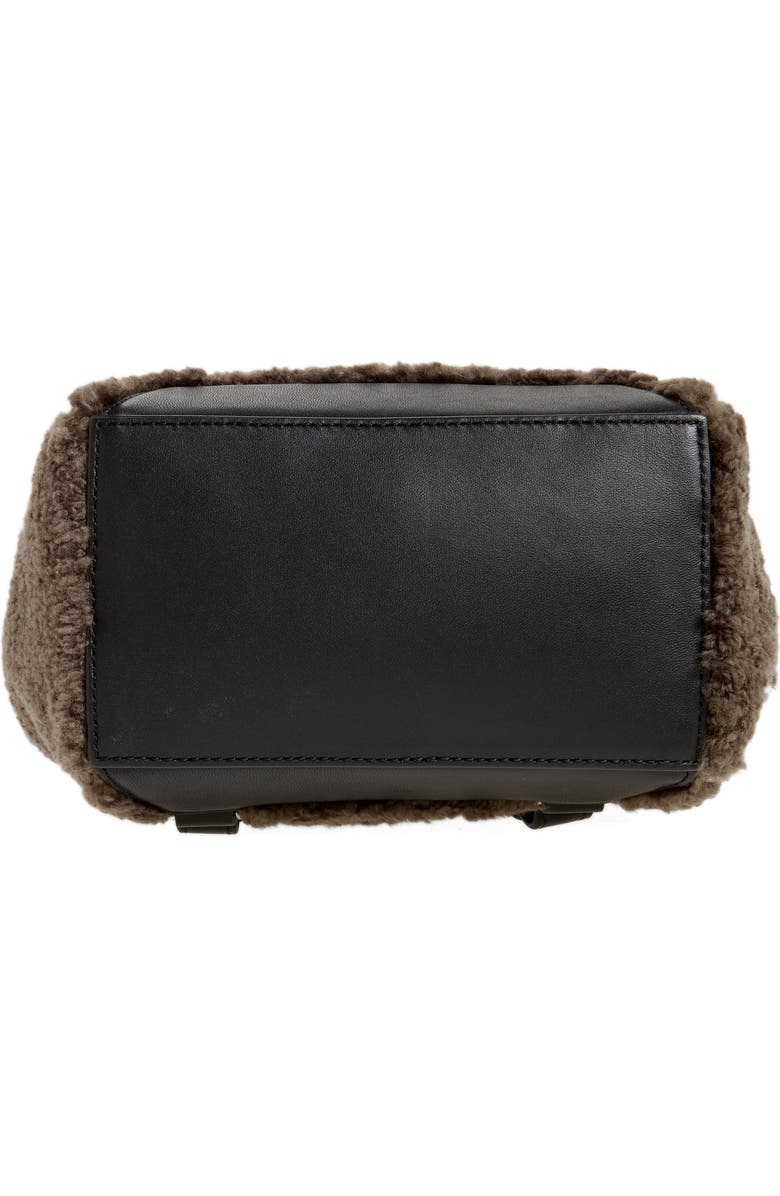 rag & bone Small Pilot Leather & Genuine Shearling Backpack, Alternate, color,