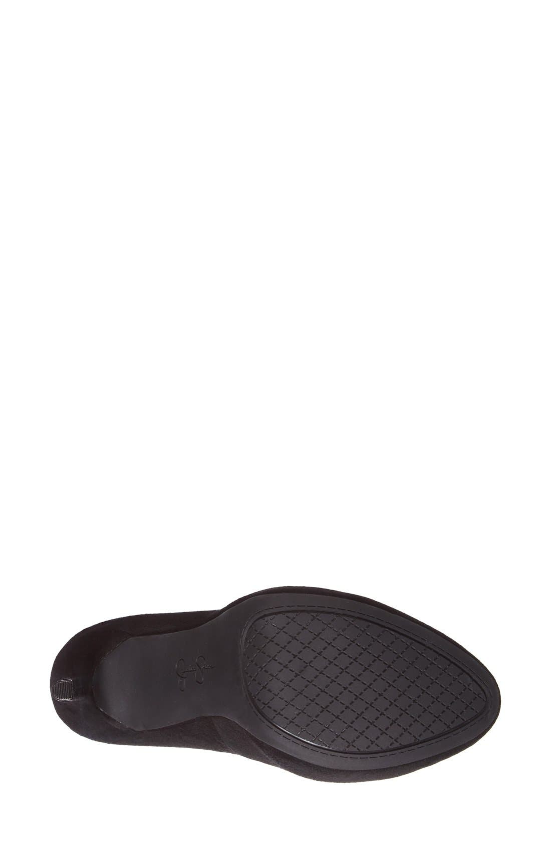 'Natalli' Pump, Alternate, color, BLACK SUEDE