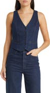 PAIGE Antonella Denim Vest