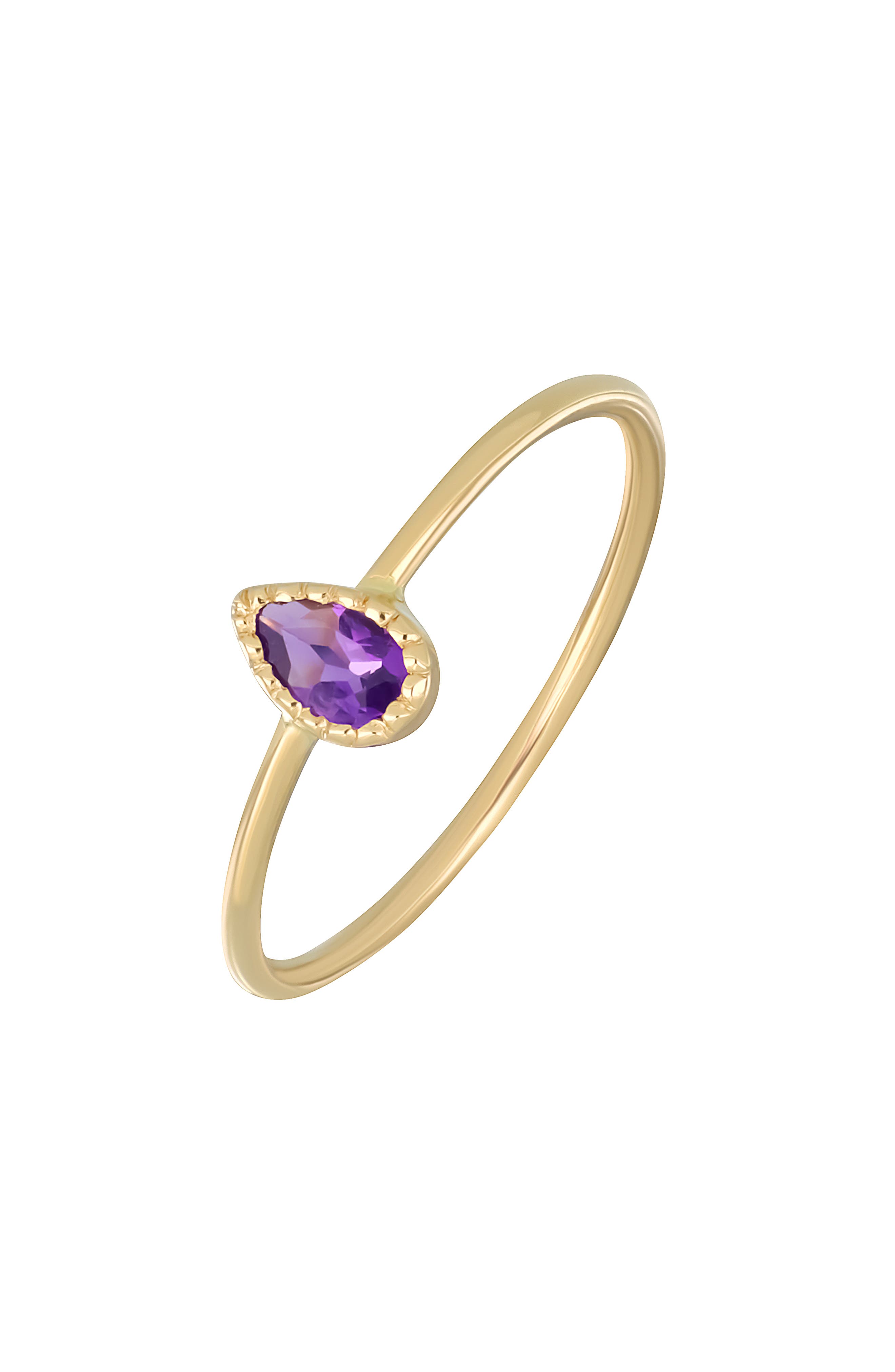 Bony Levy 14K Yellow Gold Semiprecious Stone Stackable Ring