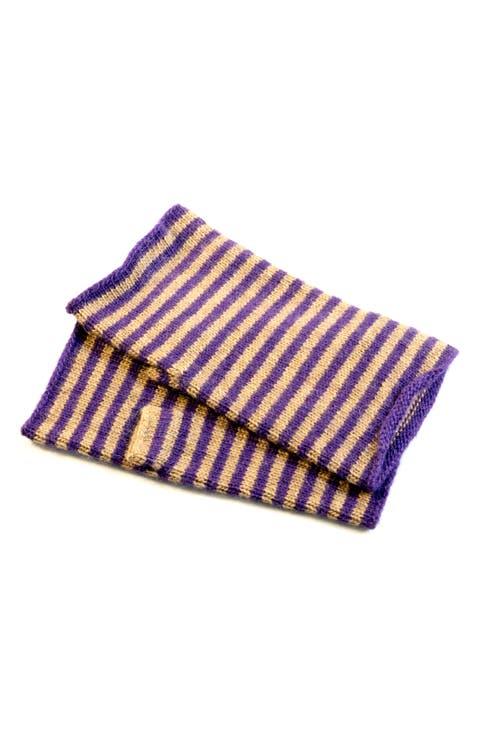 Stripe Fingerless Gloves