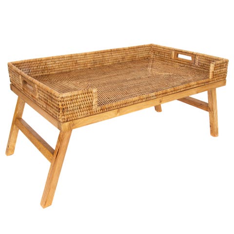 Artifacts Rattan Breakfast Tray/Table