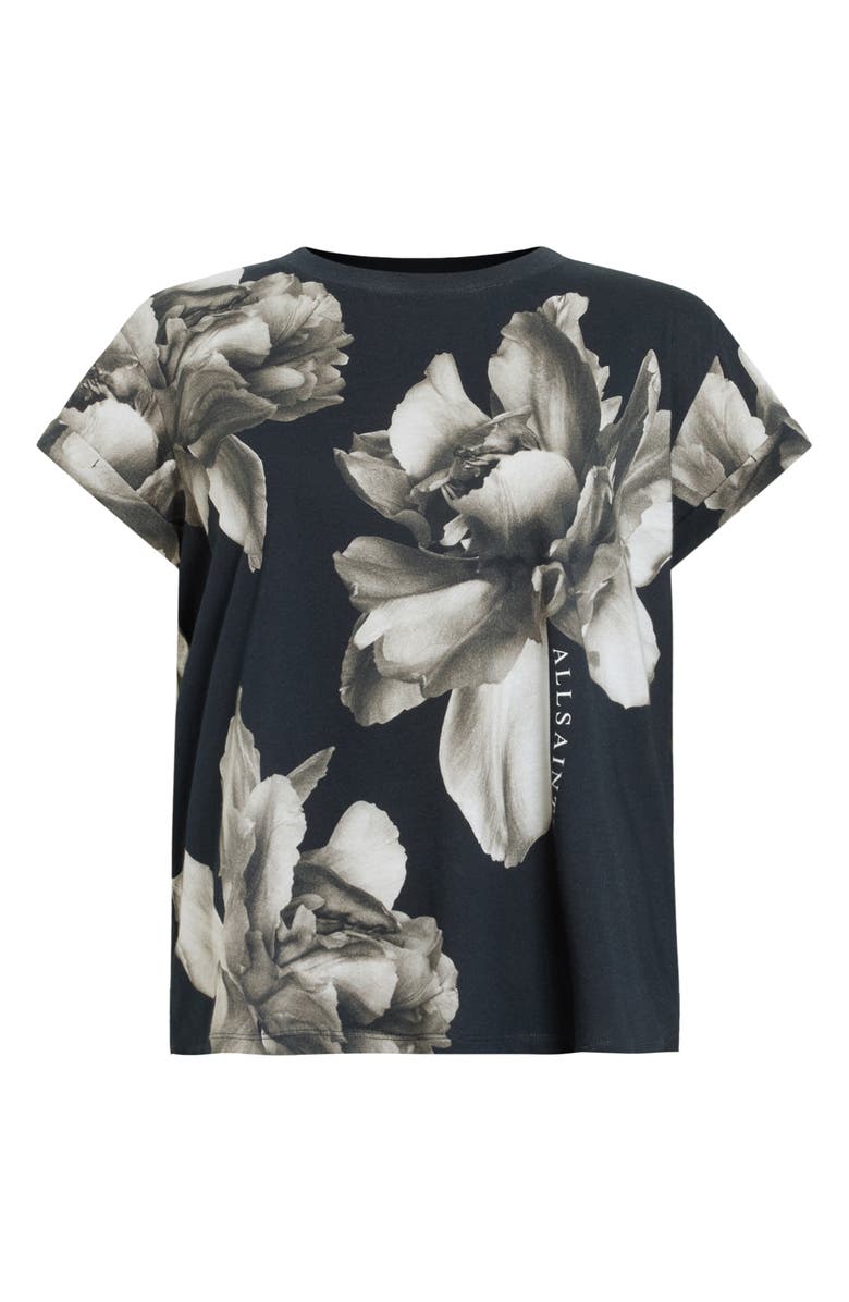 AllSaints Anna Floral Cotton Graphic T-Shirt, Alternate, color, 