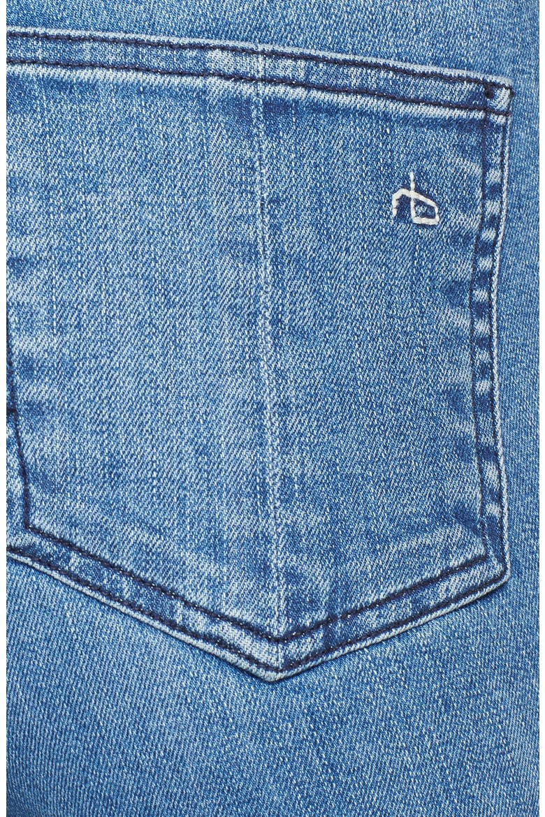'Justine' Wide Leg Flare Jeans, Alternate, color, WHITBY