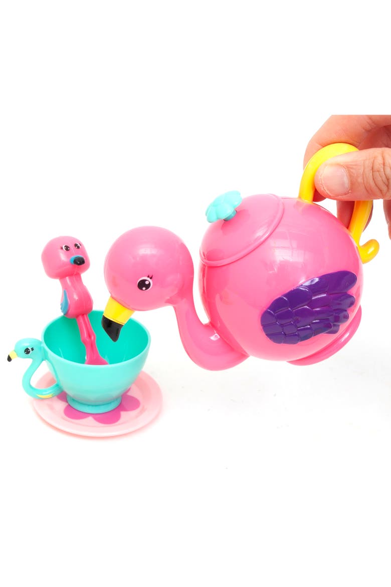 Flamingo Animal Tea Party Set, 13 Pieces, Alternate, color, Multicolored