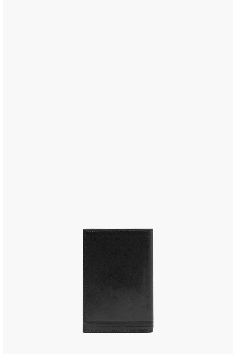 Gentleman Bifold Leather Wallet 551, Alternate, color, Black