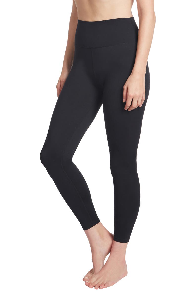 SAGE COLLECTIVE Folded Edge Waistband 7/8 Leggings, Alternate, color, 