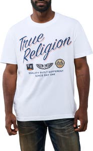True Religion Stay True Embroidered Cotton Graphic T-Shirt