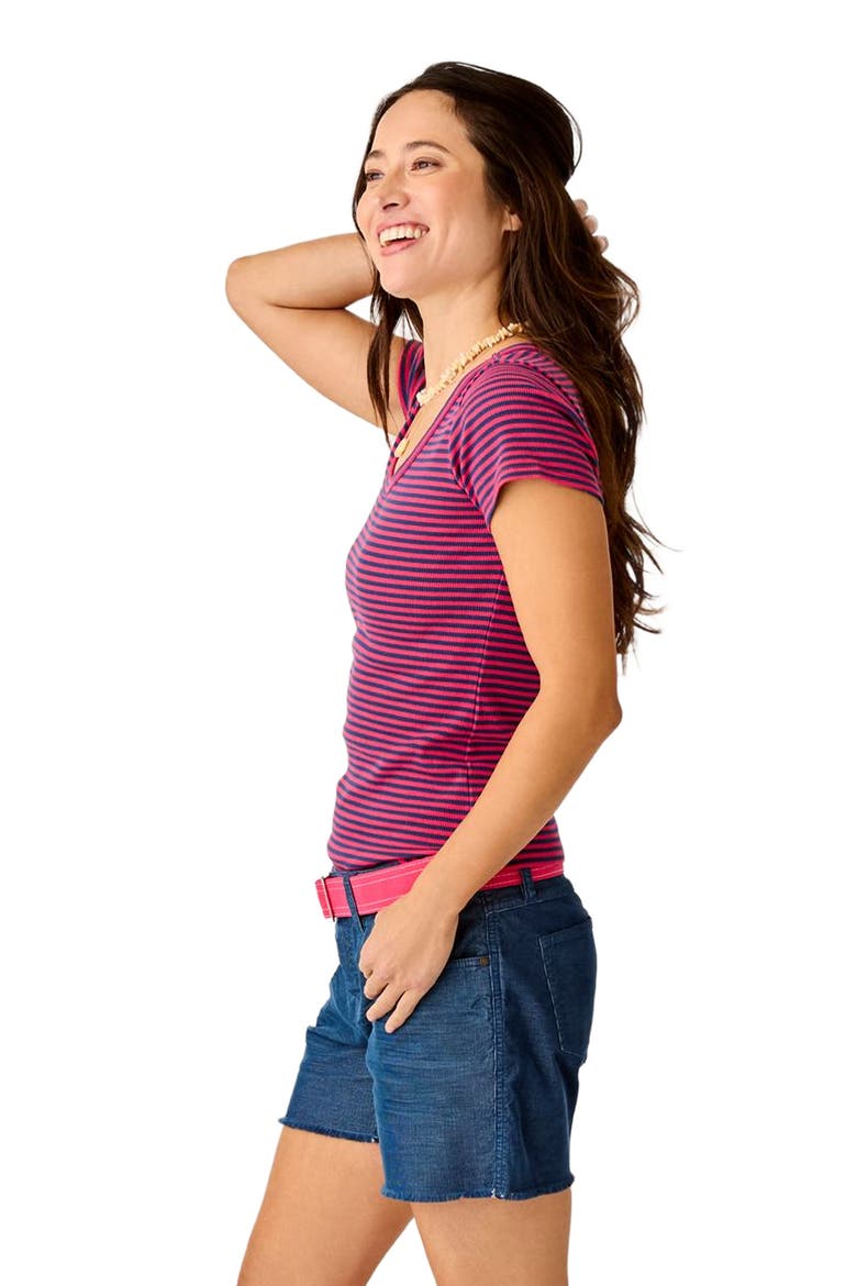 Ever Tee, Alternate, color, July Stripe