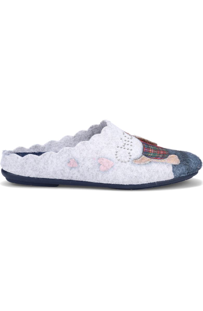 Ron White Lupin Wool Felt Slipper, Alternate, color, Denim