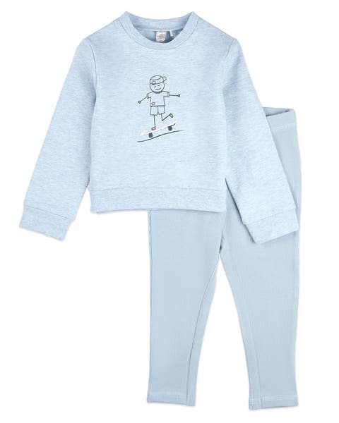 This Is How I Roll Cotton Rich Legging Set (Baby)