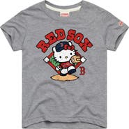 Homage Youth Homage Gray Boston Red Sox Hello Kitty x MLB Tri-Blend T-Shirt