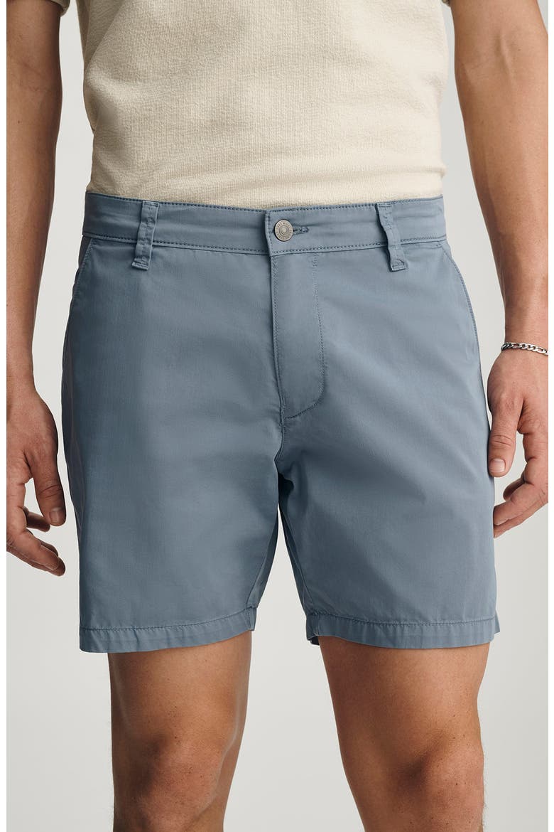 Nate City Smart Flat Front Stretch Twill Shorts, Alternate, color, STEEL CITY SMART