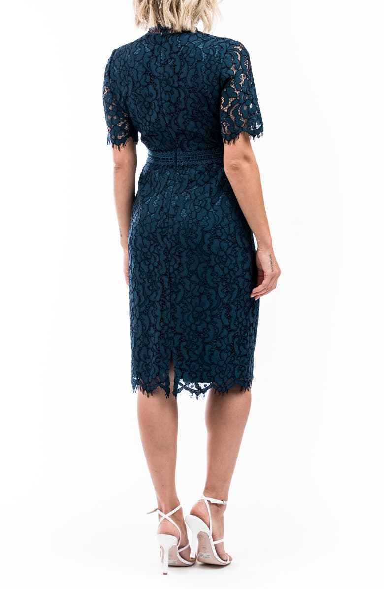 Rachel Parcell Lace Sheath Dress, Alternate, color, 