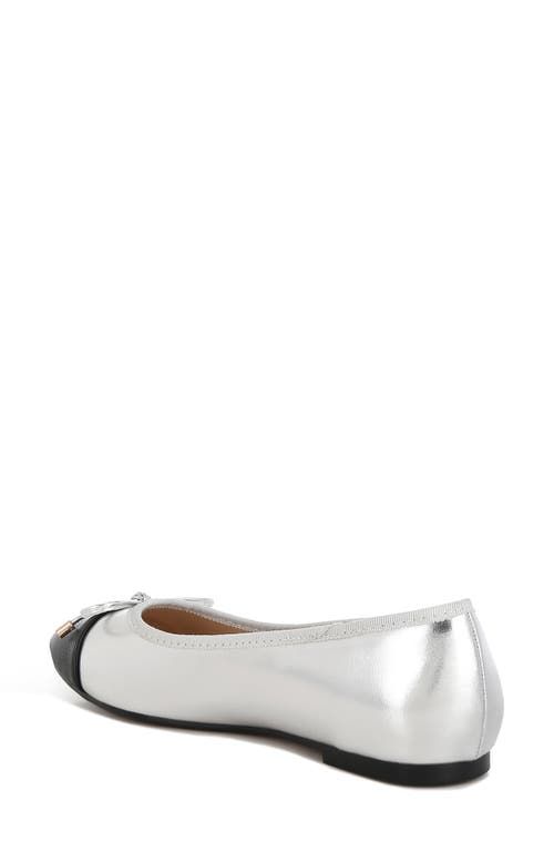 London Rag Minato Flat In Silver