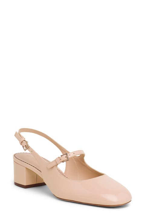Diana Slingback Block Heel Pump