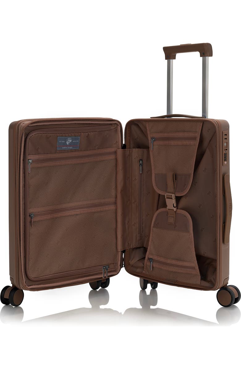 Heys Earth Tones 21.5 Inch Carry-on Luggage, Alternate, color, Umber