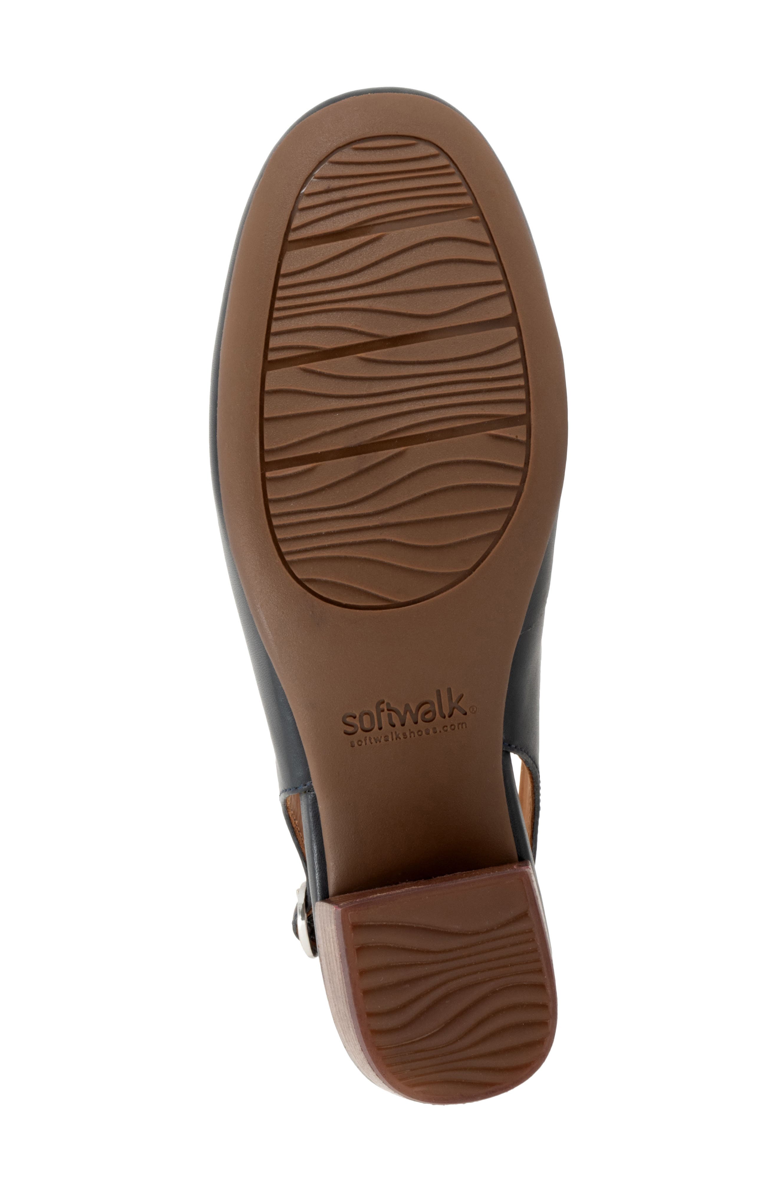 SoftWalk<sup
®</sup
 Largo Slingback Pump (Women) - Wide Width Available, Alternate, color, Navy