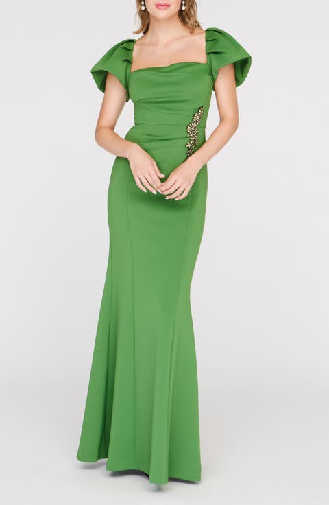 Scotlyn Puff Sleeve Gown
