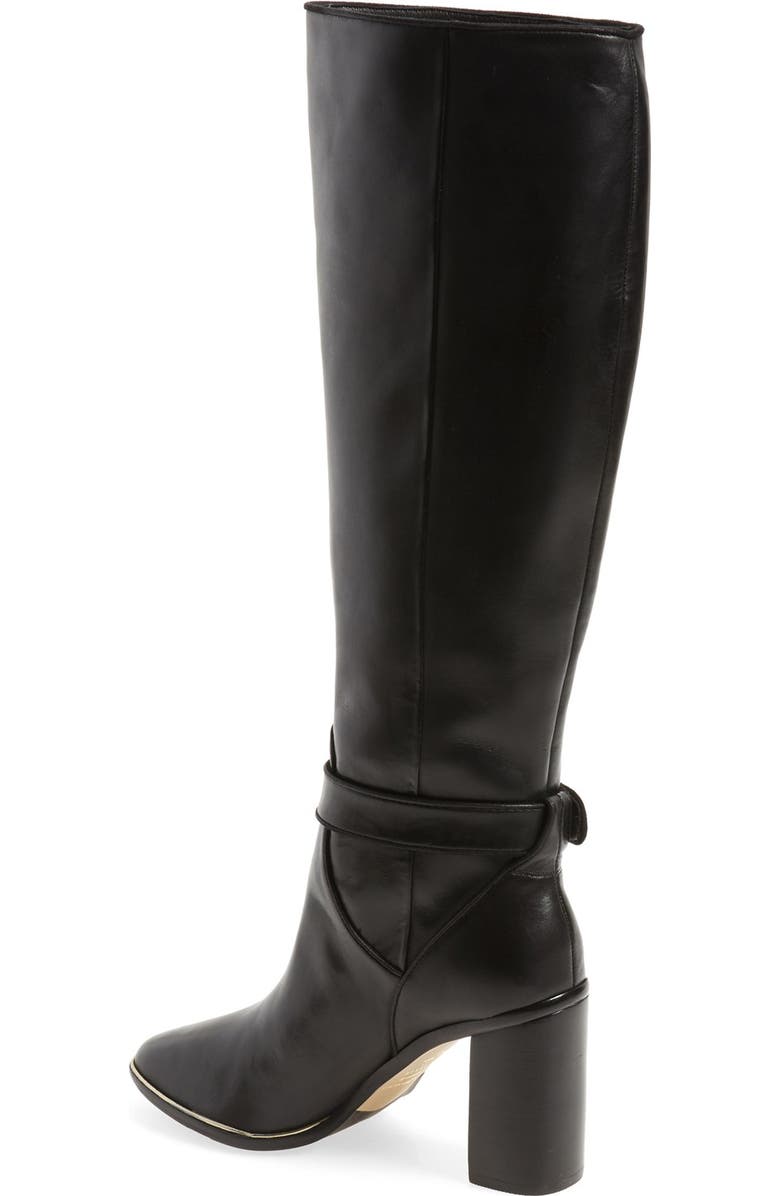 Ted Baker London 'Niida' Knee High Ankle Strap Boot, Alternate, color,