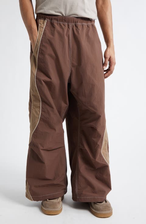 Gender Inclusive UFO Nylon Wide Leg Track Pants