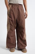 ERL Gender Inclusive UFO Nylon Wide Leg Track Pants