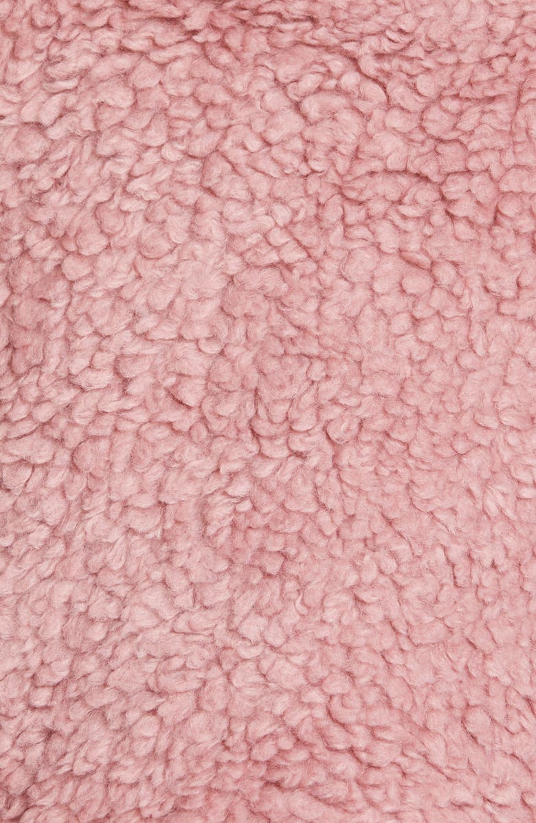 Sandy Liang Bean Crop High Pile Fleece Pullover, Alternate, color,