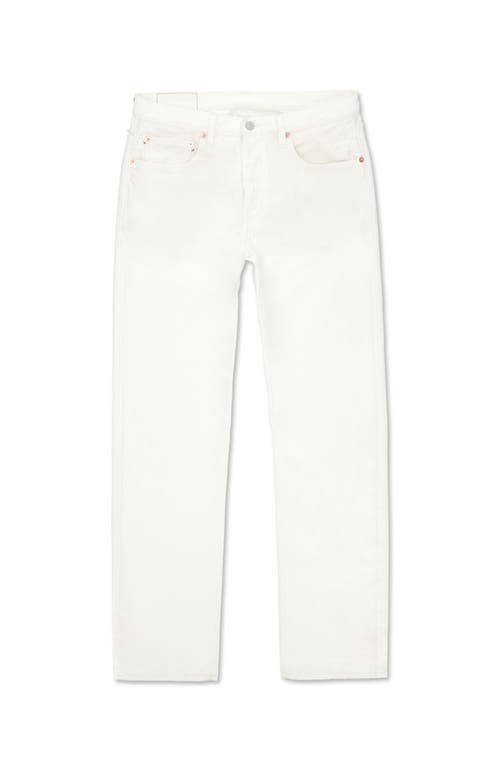 Fortela 356 Jaky Japan Selvedge 5-pocket Regular Fit White Denim In Multi