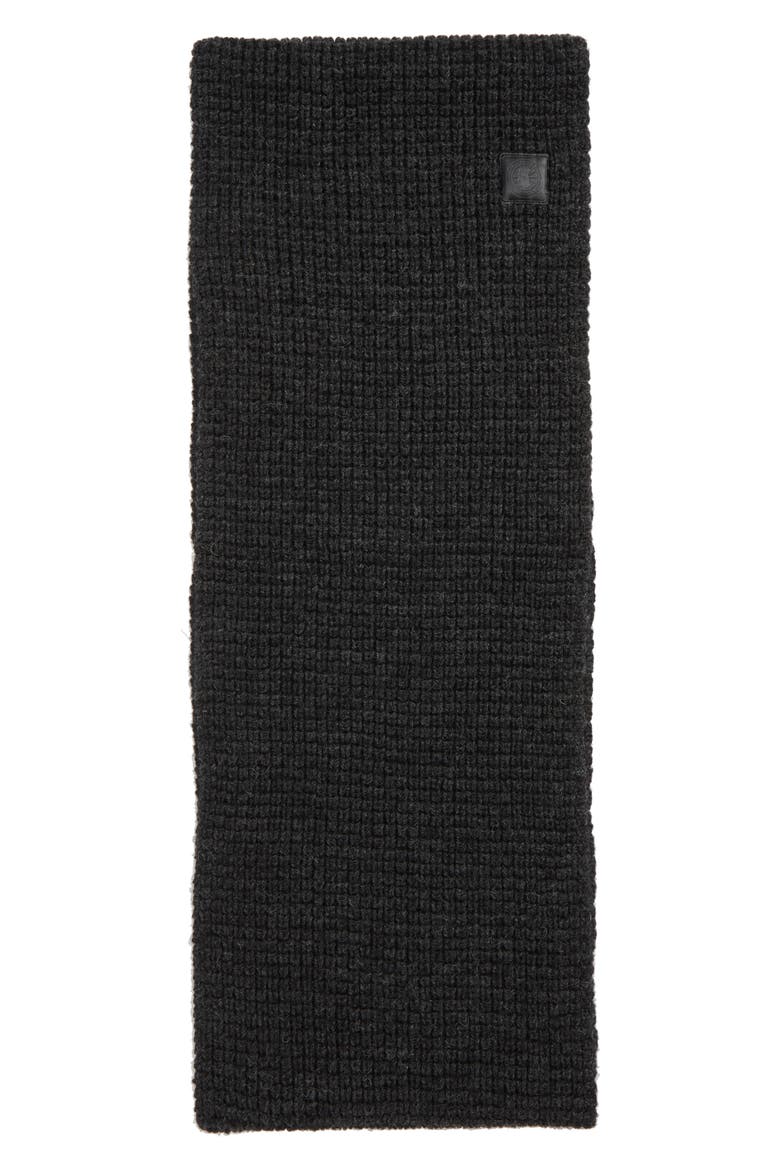 Infinity Wool Scarf, Alternate, color, IRON GREY