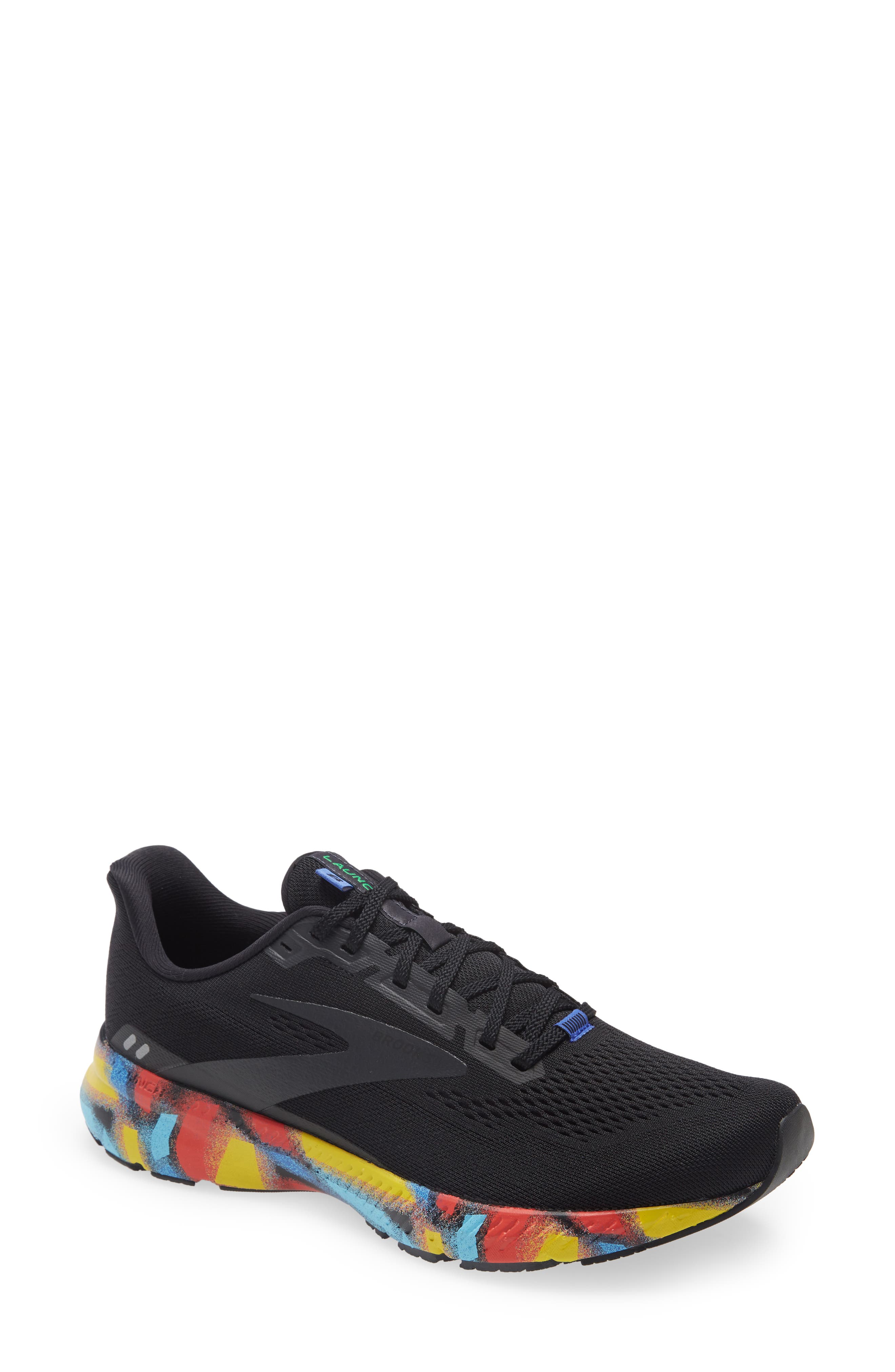 Launch 8 Running Shoe, Main, color, BLACK/ RED/ BLUE