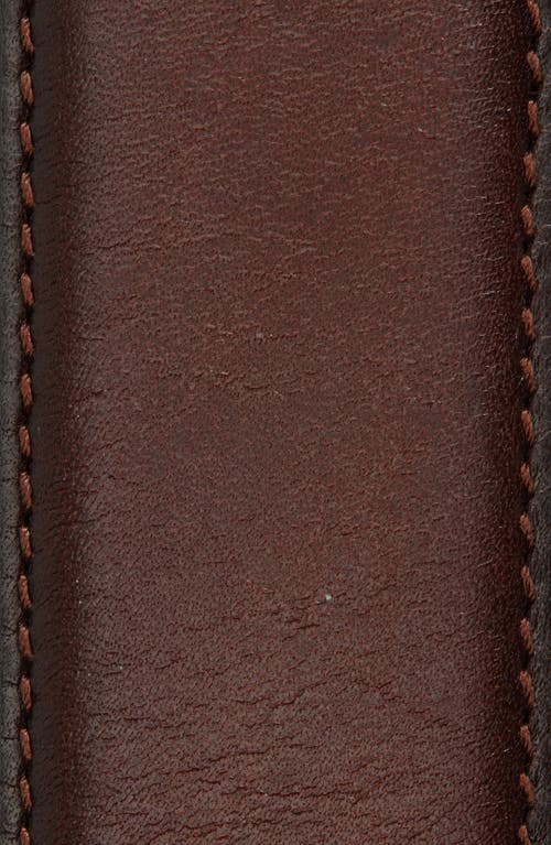 Nordstrom Tarek Leather Belt In Brown Sepia
