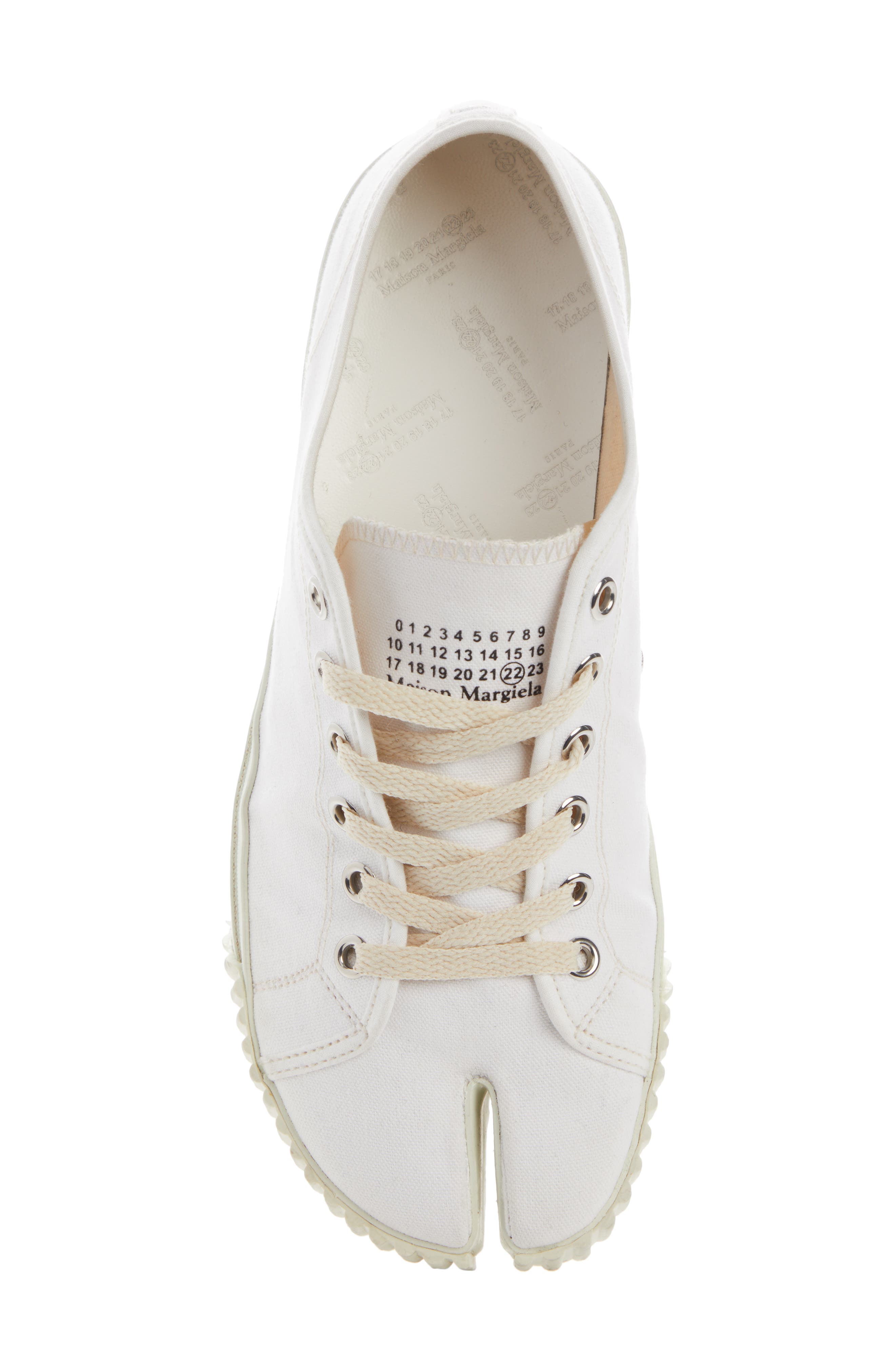 Maison Margiela Tabi Low Top Sneaker, Alternate, color, White