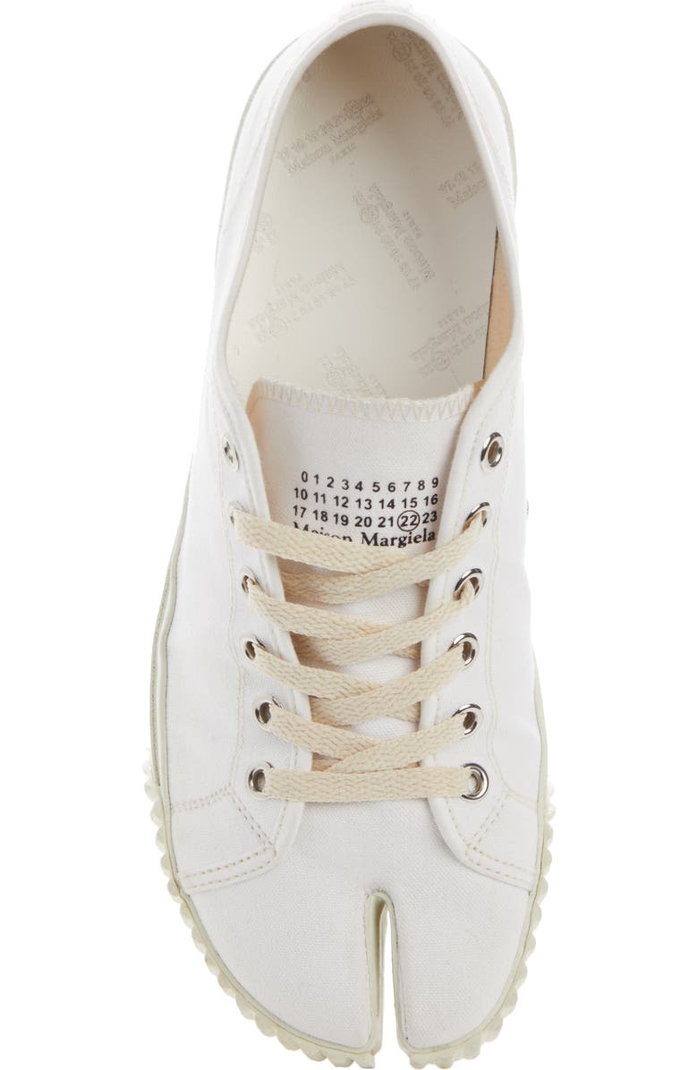 Maison Margiela Tabi Low Top Sneaker, Alternate, color, White