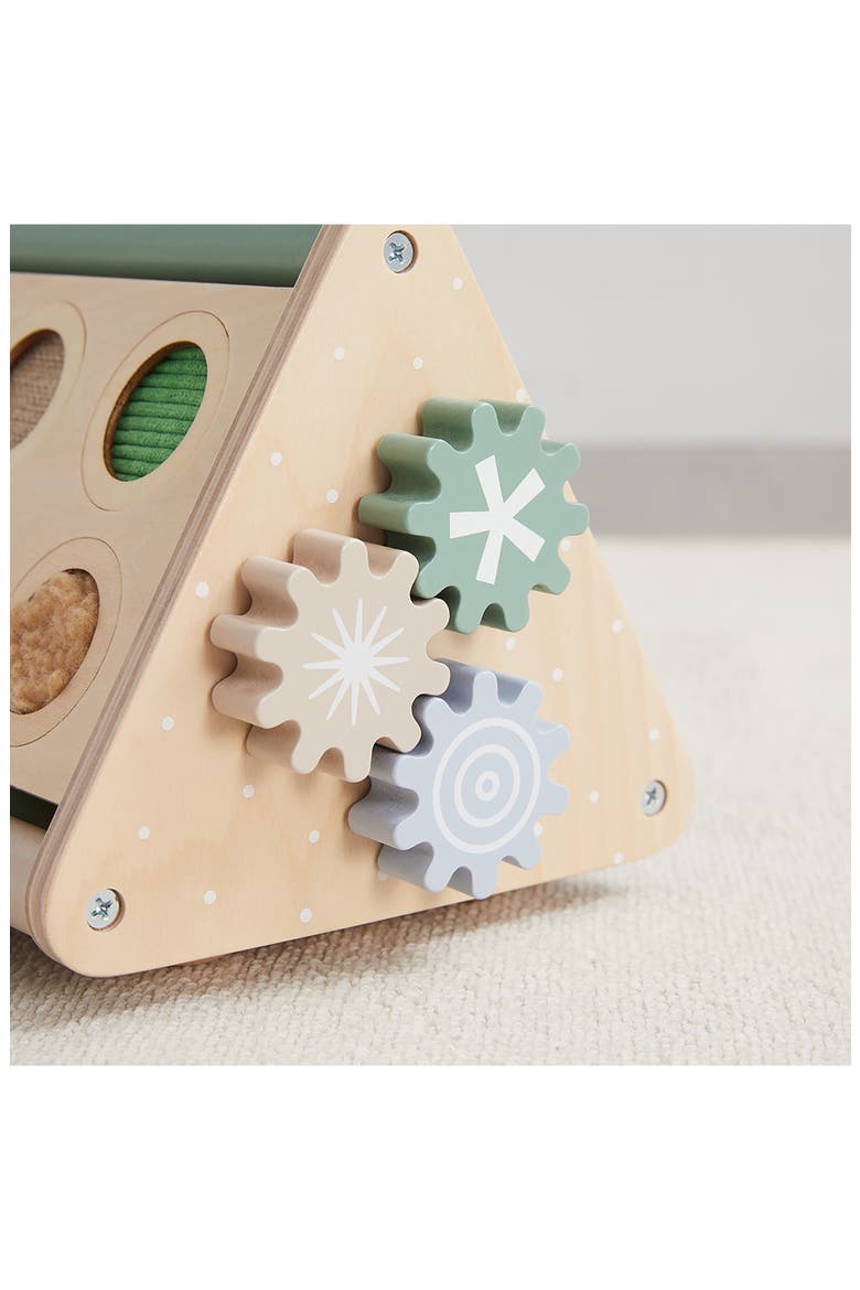 Tiny Triangle Wooden Activity Board, Alternate, color, NATURAL WOOD