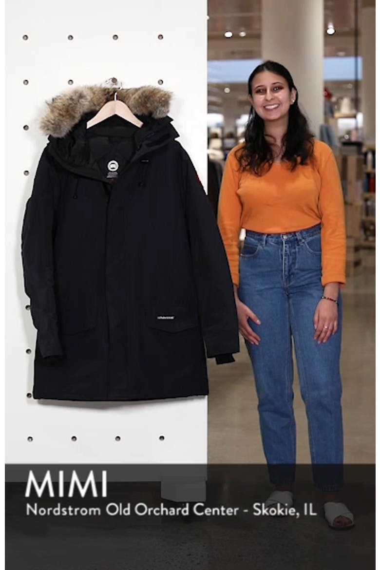 Langford Slim Fit Down Parka with Genuine Coyote Fur Trim video