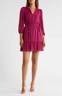 Vince Camuto Yoryu Chiffon Tiered Dress