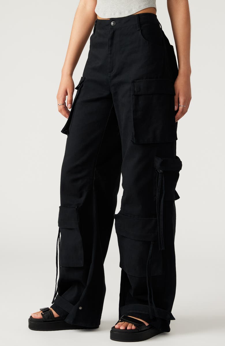 Steve Madden Duo Wide Leg Cargo Pants, Alternate, color, 