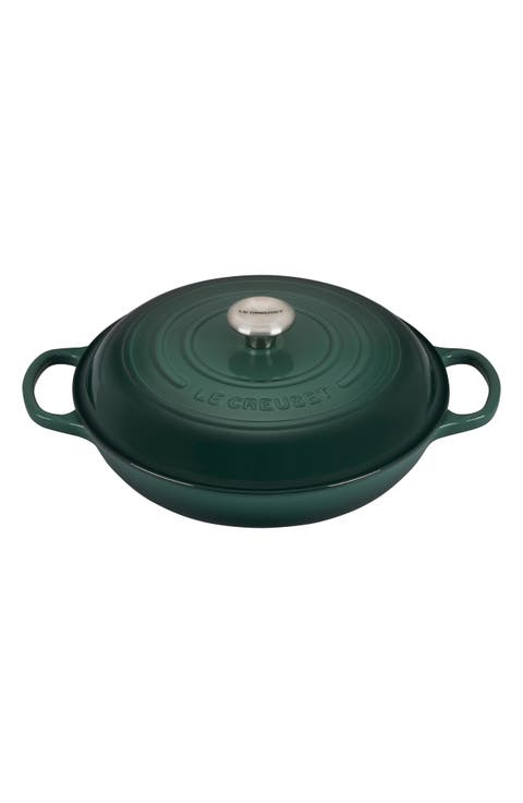 Signature 3.5-Quart Enameled Cast Iron Braiser