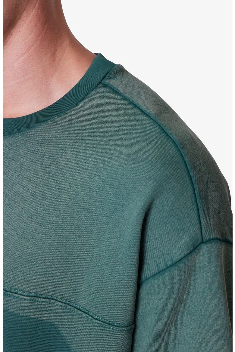 Vintage French Terry Graphic T-Shirt, Alternate, color, GREEN