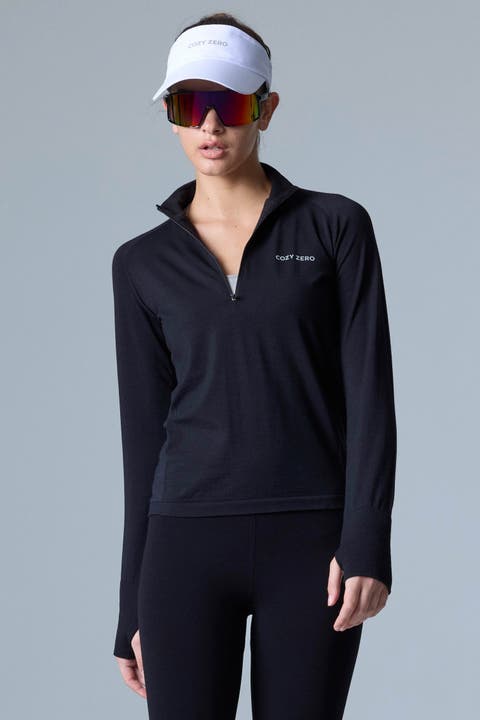 Tech Merino Classic Fit Half Zip Long Sleeve Base Layer