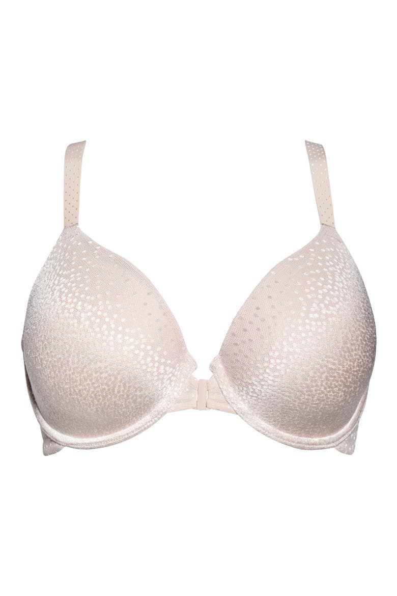 Back Appeal™ Underwire Front Close T-Shirt Racerback Bra, Alternate, color, ROSE DUST